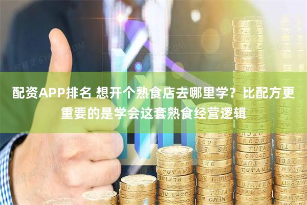 配资APP排名 想开个熟食店去哪里学？比配方更重要的是学会这套熟食经营逻辑